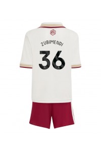 Arsenal Martin Zubimendi #36 Babyklær Tredje Fotballdrakt til barn 2025-26 Korte ermer (+ Korte bukser)